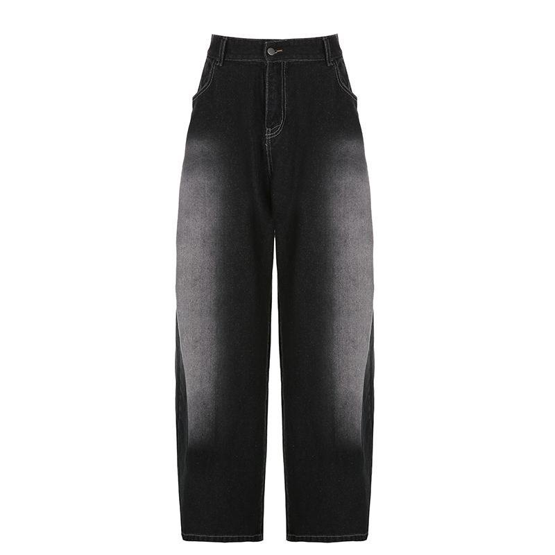 Quần Jean Dáng Rộng Phong Cách Đường Phố Cá Tính Cho Nam Và Nữ