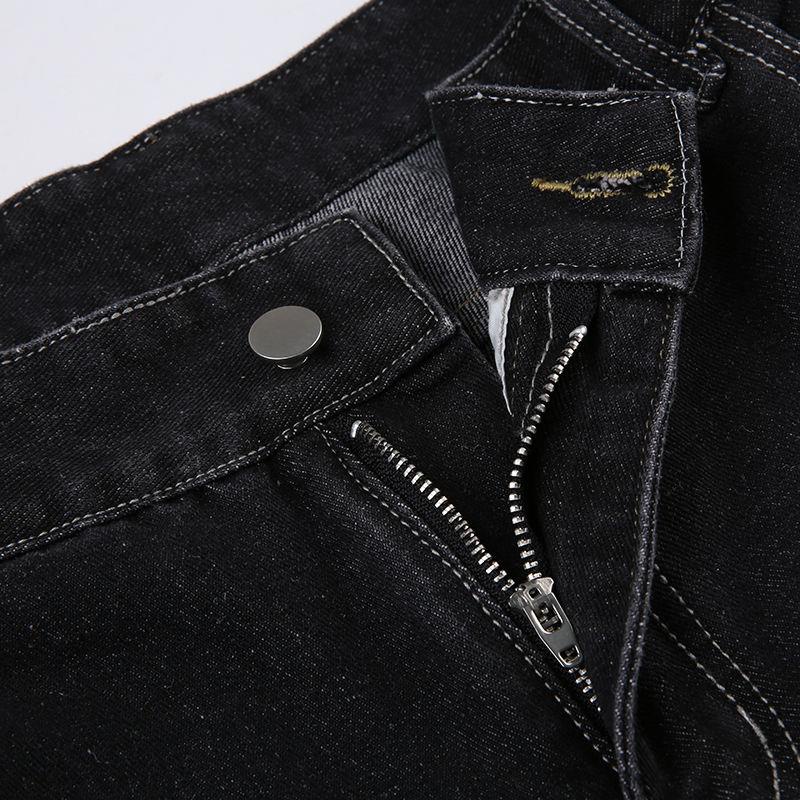 Quần Jean Dáng Rộng Phong Cách Đường Phố Cá Tính Cho Nam Và Nữ