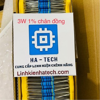 Điện trở cắm 47k 3w 1% chân đồng loại tốt dây 10 chiếc