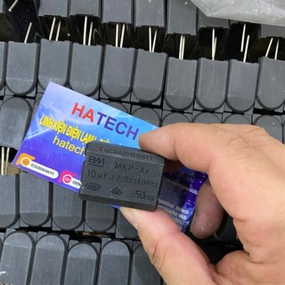 Tụ bếp từ 10uf 275vac 400vdc dáng nằm chuẩn chính hãng bm