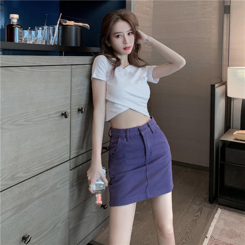 Quần Short Lưng Cao Dáng Chữ A Cỡ Lớn Phong Cách Mới @ -