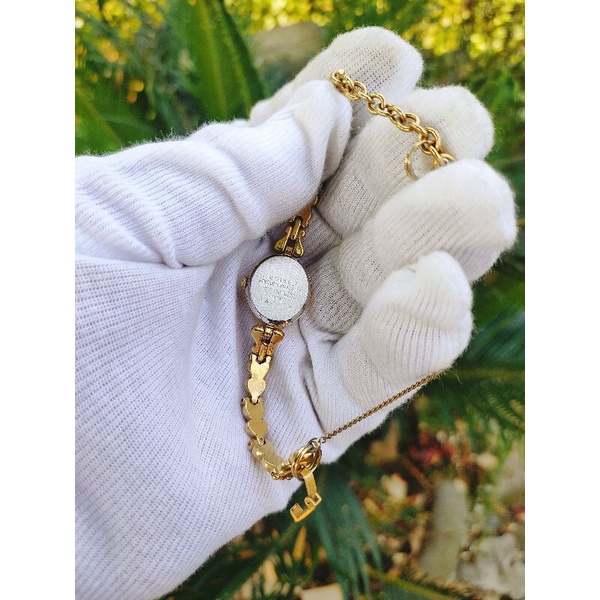 Đồng hồ Alba Seiko lắc nữ Nhật Bản, size 17mm, hình thức đẹp 95%, dây khóa zin thép không rỉ, cam kết hàng chính hãng