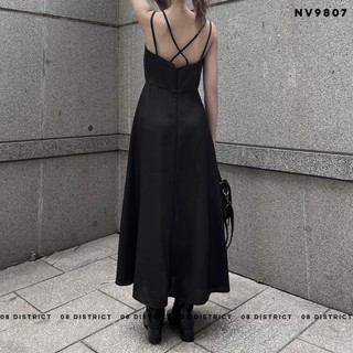 Váy hai dây xẻ tà 2 bên (V9807)