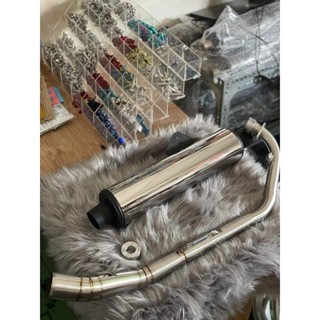 Pô CBR Redleo & cổ inox 304 gắn Winner-Sonic-Raider-Satria-Ex150-155