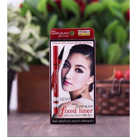 Follow shop 06/03 Kẻ mắt Mistine Super Black Fixed Liner .hot