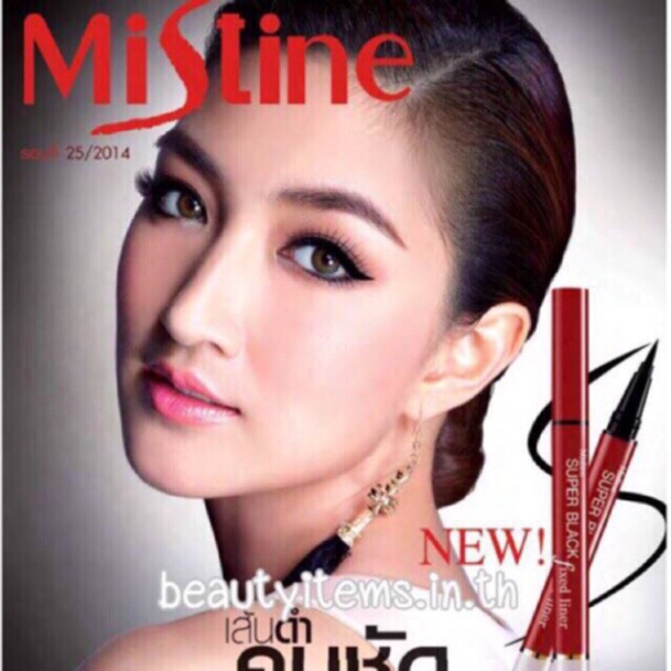 Follow shop 06/03 Kẻ mắt Mistine Super Black Fixed Liner .hot