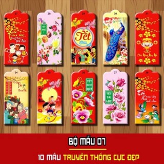 Bao lì xì nhiều loại ý nghĩa đẹp mắt