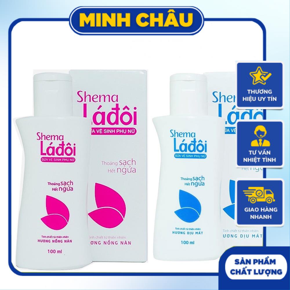 DUNG DỊCH VỆ SINH PHỤ NỮ - SHEMA LÁ ĐÔI