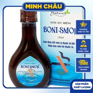 Nước súc miệng boni smok 150ml