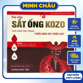 Sắt ống Kozo - Giúp giảm tình trạng thiếu máu do thiếu sắt