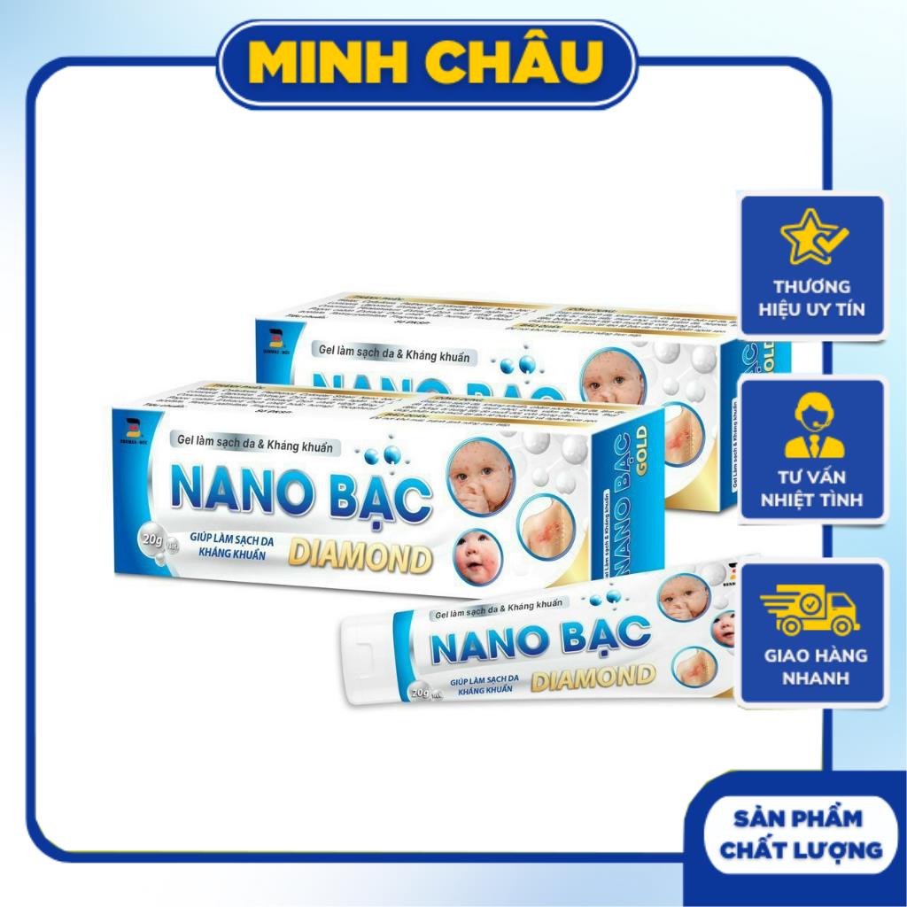 Gel Kháng Khuẩn Nano Bạc DIAMOND - Làm Sạch Da, Kháng Khuẩn