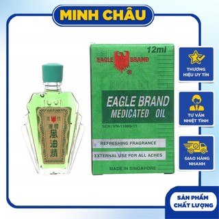 Dầu gió xanh Con Ó Eagle Brand Singapore