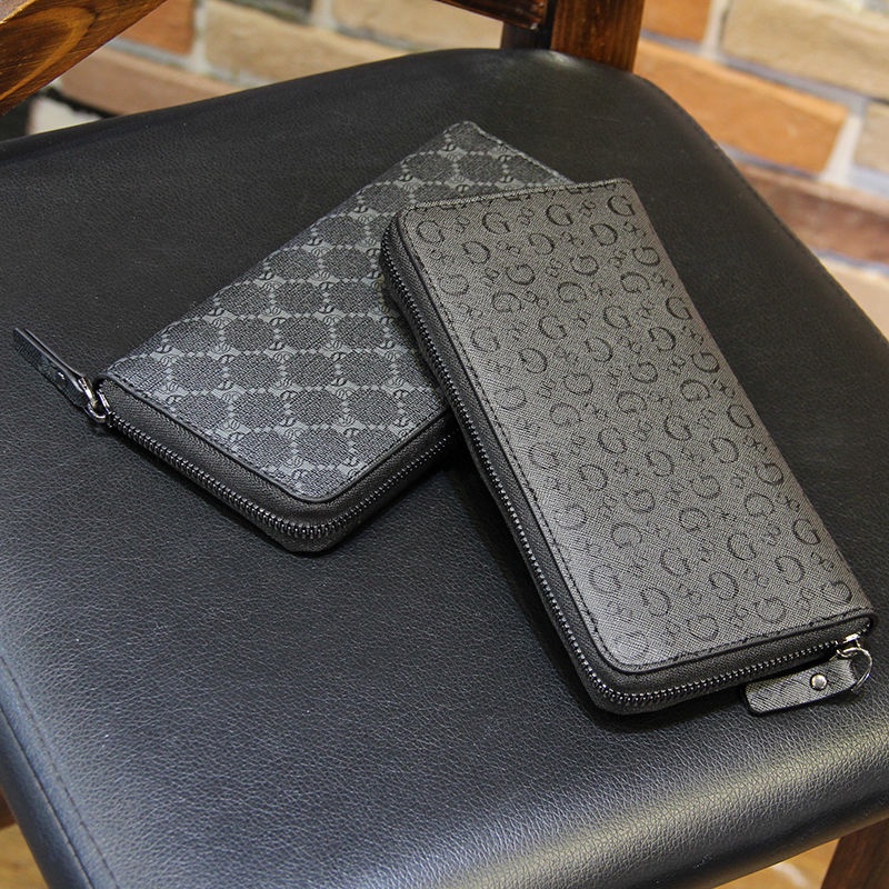 Ví Dài Cầm Tay Họa Tiết Kẻ Ô Vuông Có Ngăn Đựng Thẻ Thời Trang Mới 2021 Cho Nam