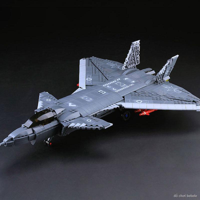 🚢Lego J-20 mô hình giáo dục trí thông minh lắp ráp máy bay đồ chơi trẻ em khối xây máy bay chiến đấu lớn
