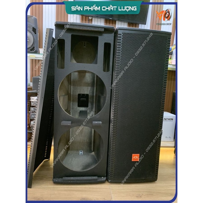 Vỏ thùng loa full karaoke 40 đôi, 4 tấc đôi, ván ép chất lượng - giá 2 cái