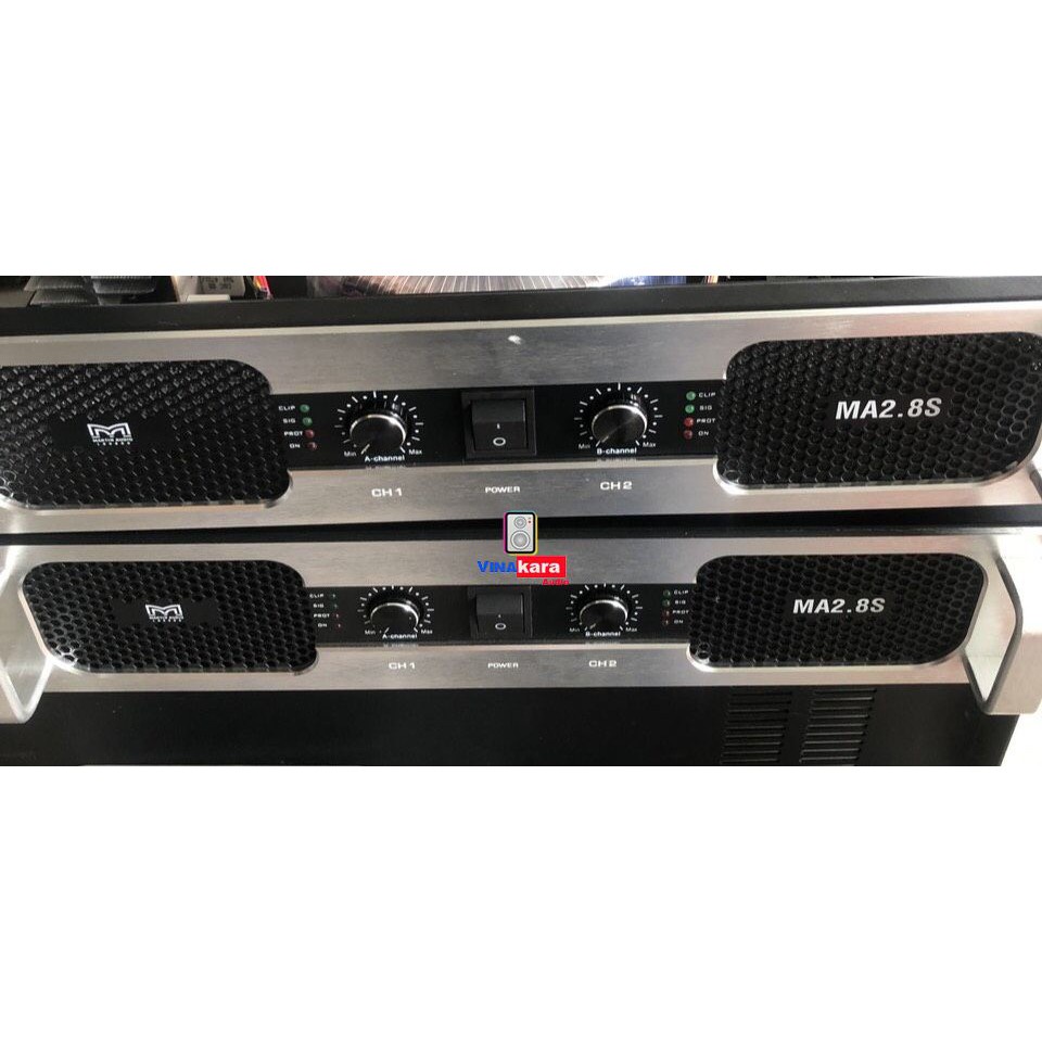 Cục Đẩy công suất 24 sò, công suất 500w/1 kênh x 2 kênh, Tụ chất lượng, Sò Toshiba - Bảo hành 12 tháng