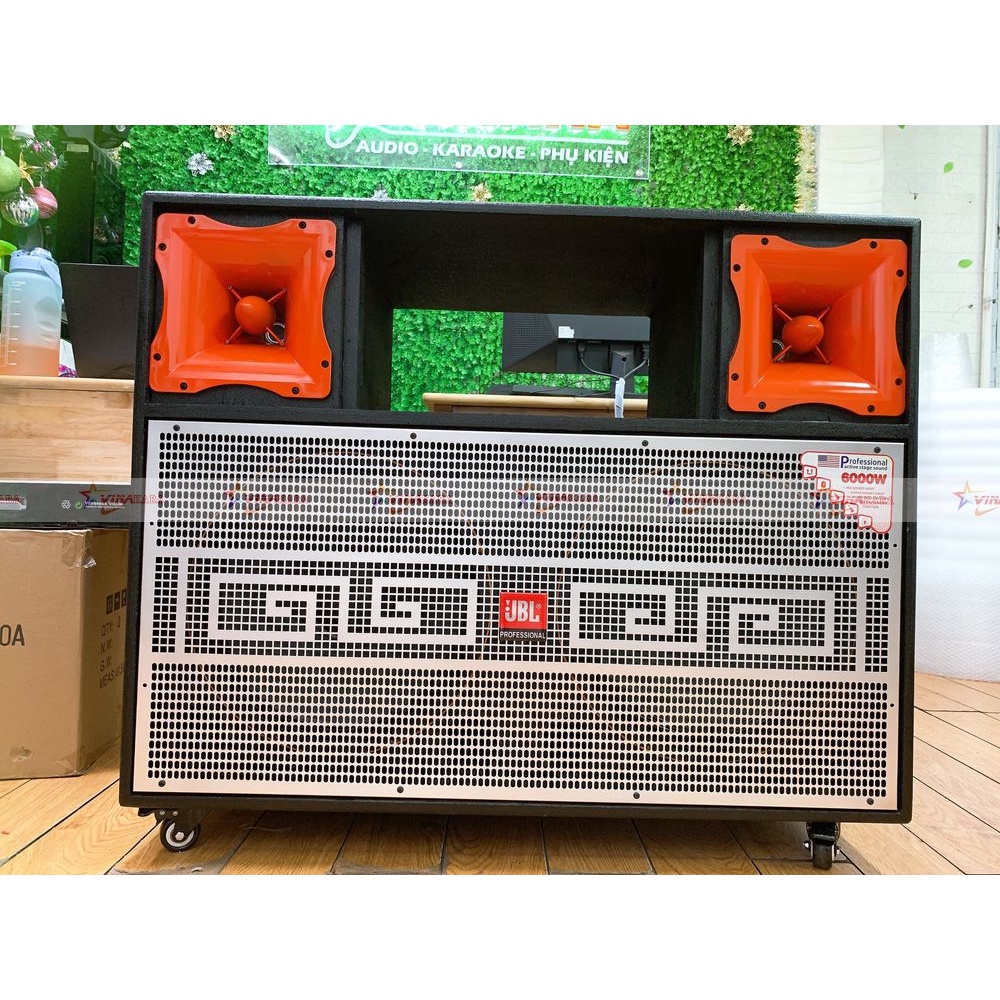 Vỏ thùng loa kéo bass 4 tấc đôi, bass 40 x2 , thùng đẹp, loại dày