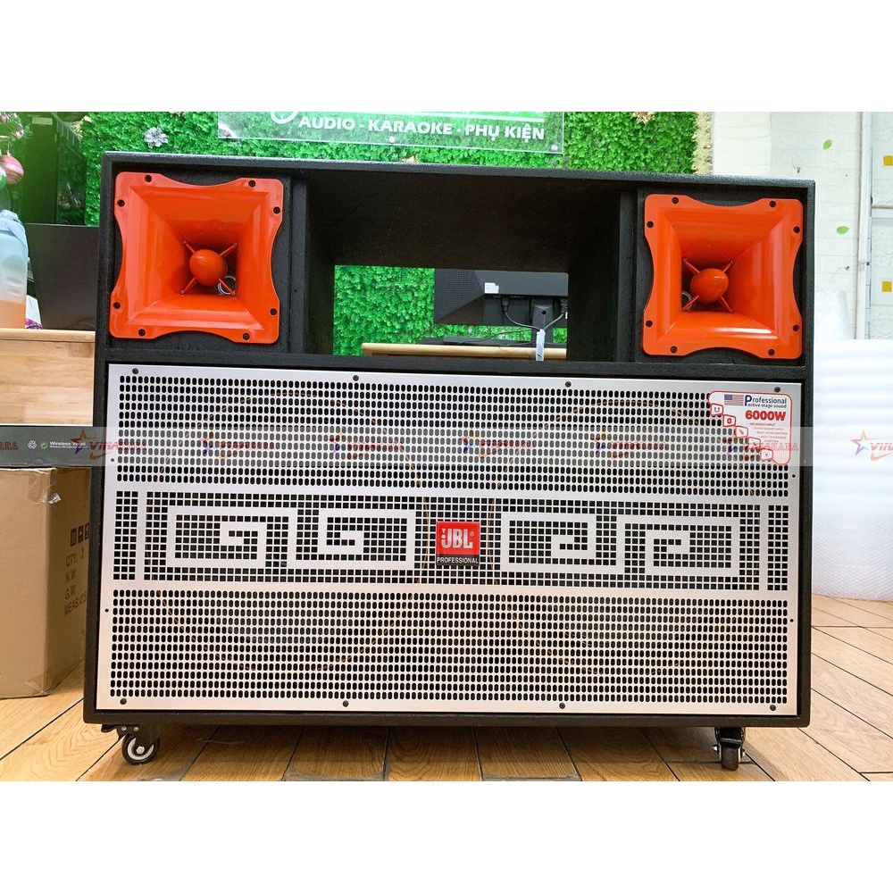 Vỏ thùng loa kéo bass 4 tấc đôi, bass 40 x2 , thùng đẹp, loại dày