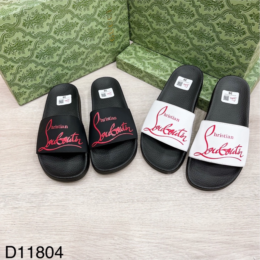 A Dép Nam Louboutin In Chữ Siêu Chất Dép Lê Nam Louboutin Hottrend 2023