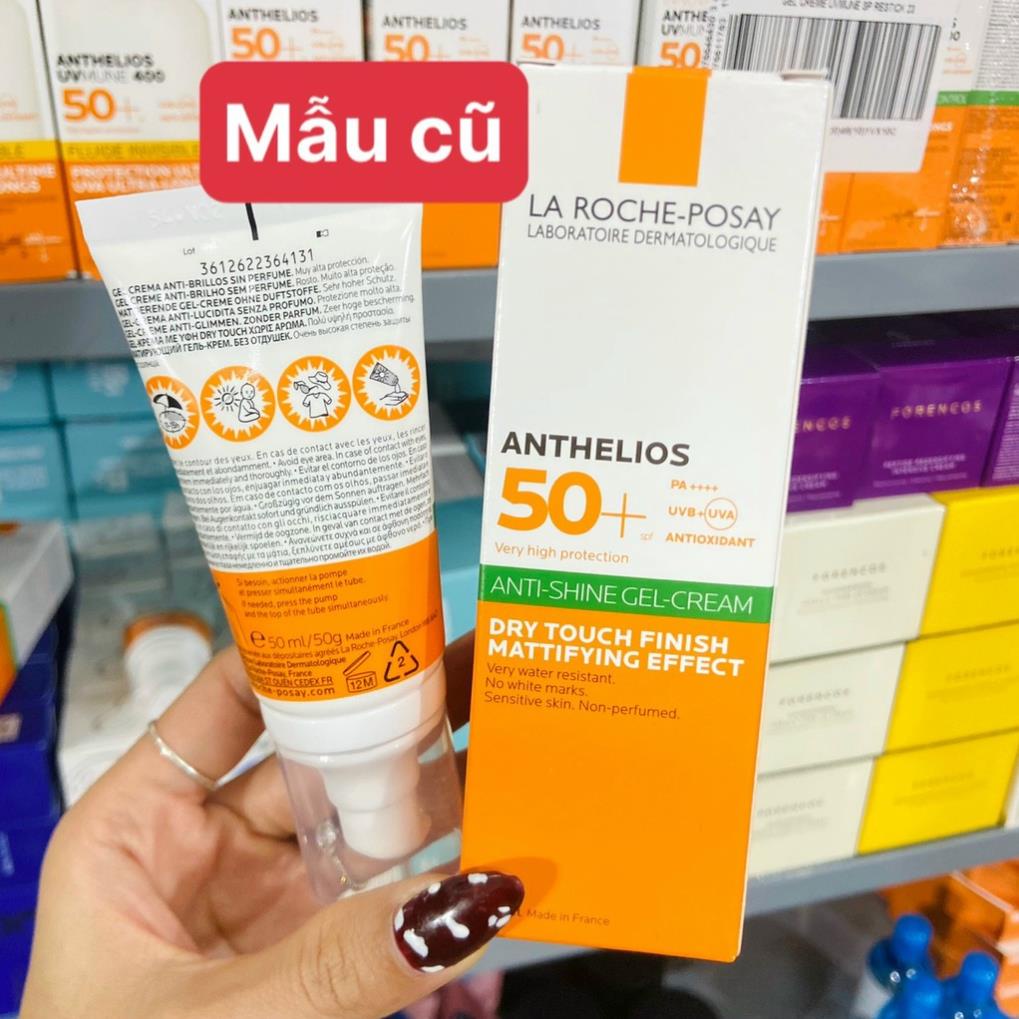 Kem Chống Nắng La Roche Posay Anthelios Anti-Shine Dry Touch Gel Cream SPF 50+ Cho Da Dầu - Mypham.lavi