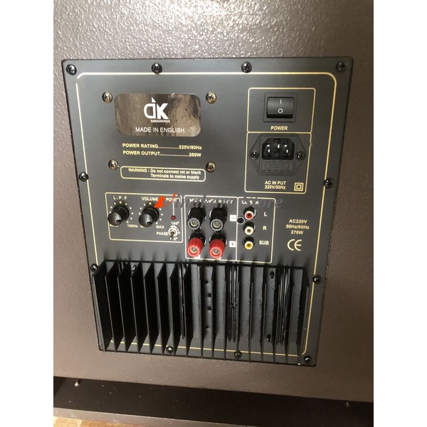 Loa sub điện DK Bass 30cm  300W chất lượng, siêu trầm, BH12T