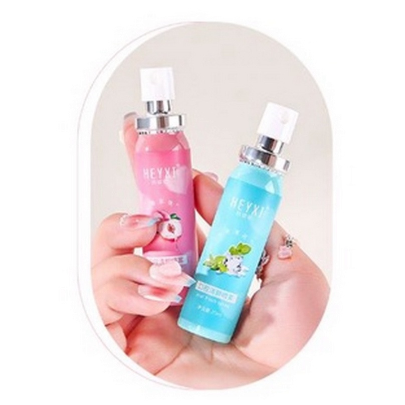Xịt Thơm Miệng HEYXI 20ml Hương Bạc Hà & Đào xịt miệng hoa quả nội địa trung KABA