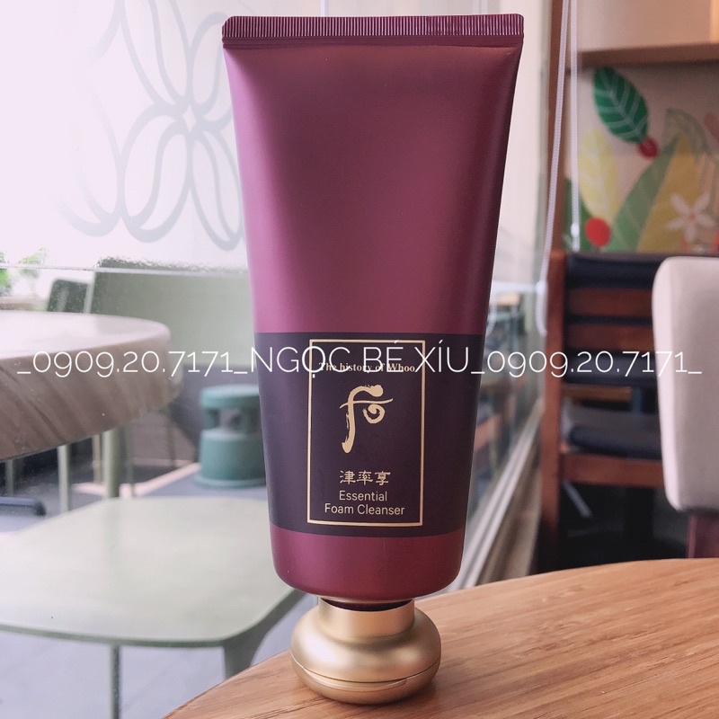 SET SỮA RỬA MẶT WHOO ĐỎ FULL 180ML TẶNG KÈM SỮA RỬA MẶT MINI CÙNG LOẠI 40ml
