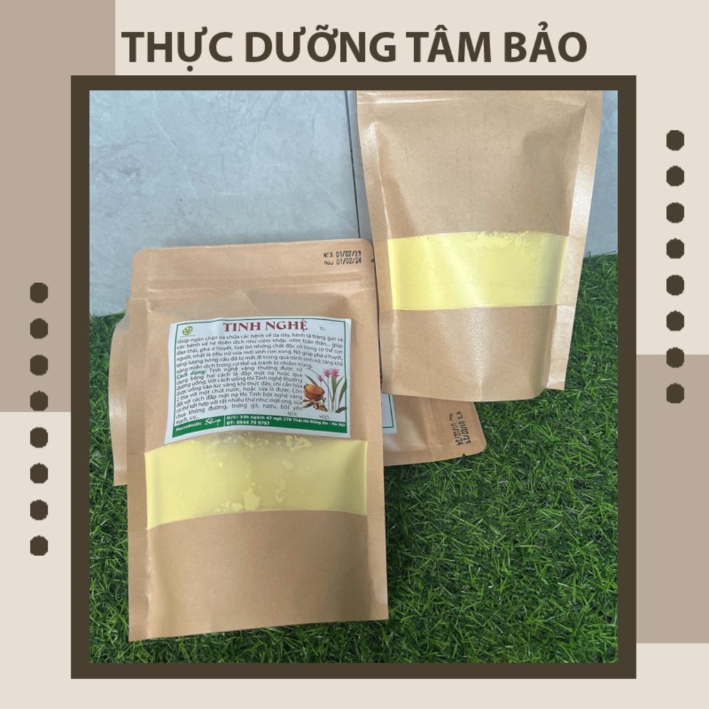 Tinh bột nghệ nguyên chất nhiều curcumin HNT NATURAL PRODUCT TBN 200g