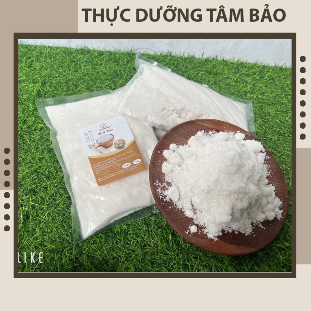 Muối hầm tinh khiết - nguyên chất, giàu khoáng chất tự nhiên, không tẩy trắng [ Tâm Bảo ] túi 400 - 400 - 1kg