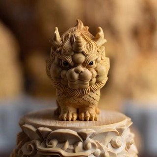 Tượng gỗ : Kỳ Lân-TG71