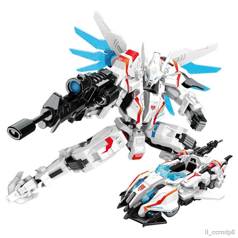 Tương thích với các khối xây dựng Lego xe đua khai sáng chính hãng qq speed cậu bé lắp ráp mô hình xe thể thao xe đồ chơ