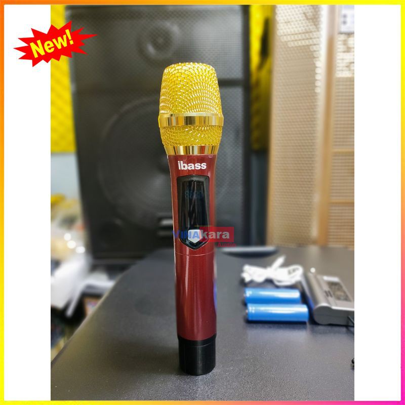 Micro đa năng Ibass loa kéo, micro sử dụng âmply, đa năng, sử dụng cho amply