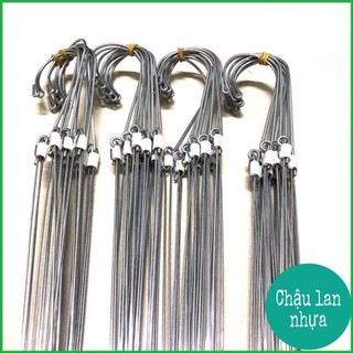 Set 5 móc kẽm treo chậu lan dài 80cm