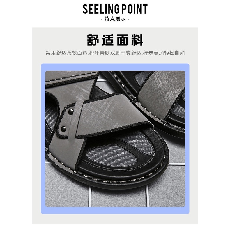 Dép Sandal Đế Mềm Chống Trượt Thời Trang Mùa Hè 2023 Dành Cho Nam