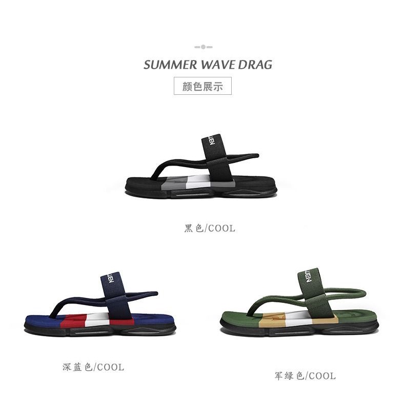 Dép Quai Ngang Đế Dày Chống Trượt Thời Trang Mùa Hè Cho Nam