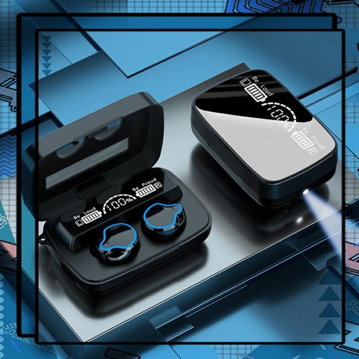 ✅ Tai Nghe Bluetooth Không Dây M9 TWS, Tai nghe Gaming Chống Nước Chống Ồn, Pin Trâu Cảm Ứng Âm thanh HIFI Bản Quốc Tế ✅