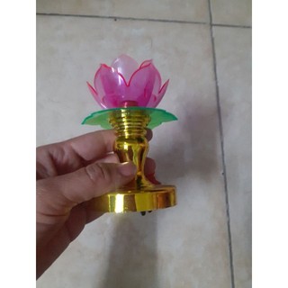 Cặp đèn thờ hoa sen nhỏ