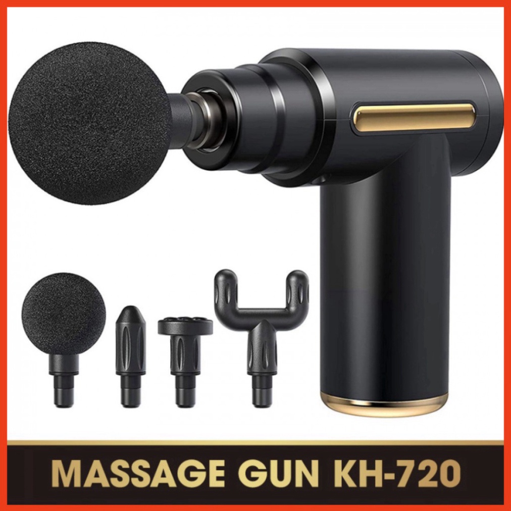 Máy Massage Cầm Tay Mini - Súng Massage Cầm Tay Mini Toàn Thân 6 Cấp Độ Chuyên Sâu Đa Năng Tiện Lợi