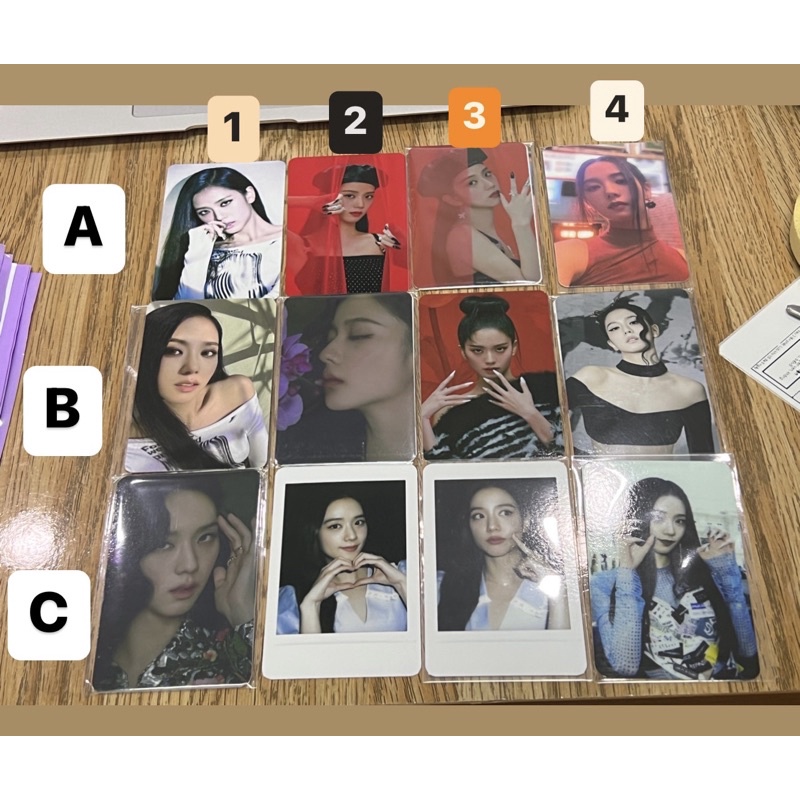 Card bo góc Album Jisoo ME ảnh chính hãng