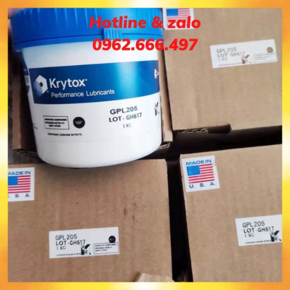 Mỡ Krytox GPL205 206 207 226 227
