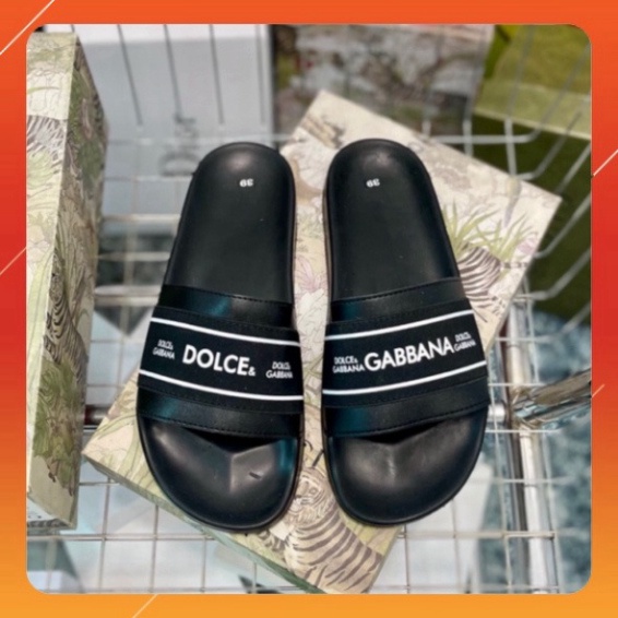 Dép Quai Ngang DG Nam In Logo Chữ Siêu Đẹp - Dép DG Nam Đế Cao Su Siêu Xịn