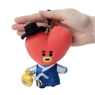 Bagcharm móc khoá BT21 Tata chính hãng official giá rẻ Hàn Quốc