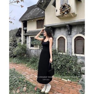 Váy đầm maxi 2 dây thun xoè co dãn tôn dáng sexy phong cách trẻ trung cá tính VAY5
