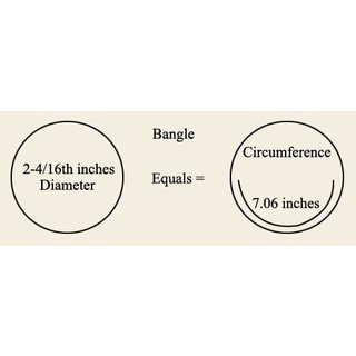 Vòng tay Ấn Độ - Set 24 chiếc - Size 2.4