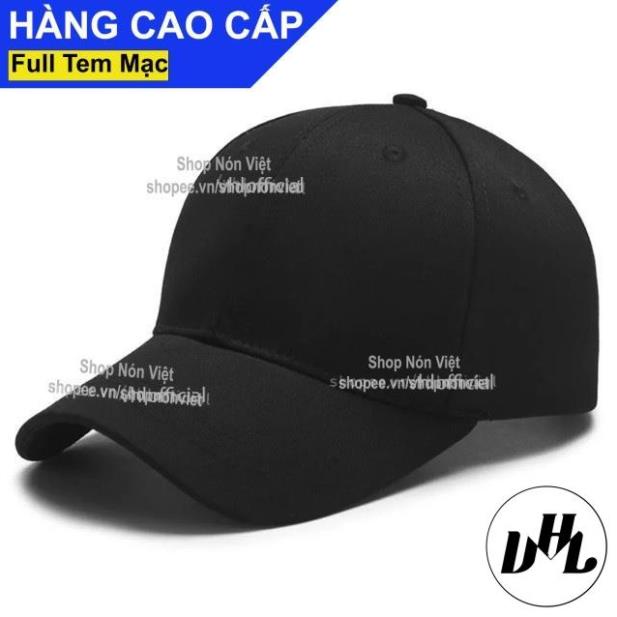 Mũ Lưỡi Trai Nón Kết Thể Thao NIKE Kiểu Dáng Cơ Bản Logo Thêu Lớn Vải Kaki Cotton Màu Đen Form Đứng Thời Trang Cao