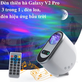 Đèn thiên hà kèm loa bluetooth v2 pro  chiếu bầu trời sao - Đèn galaxy thiên hà trang trí nhà cửa phòng bay