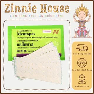 1 gói 10 miếng cao dán mentopas neoplast thái lan