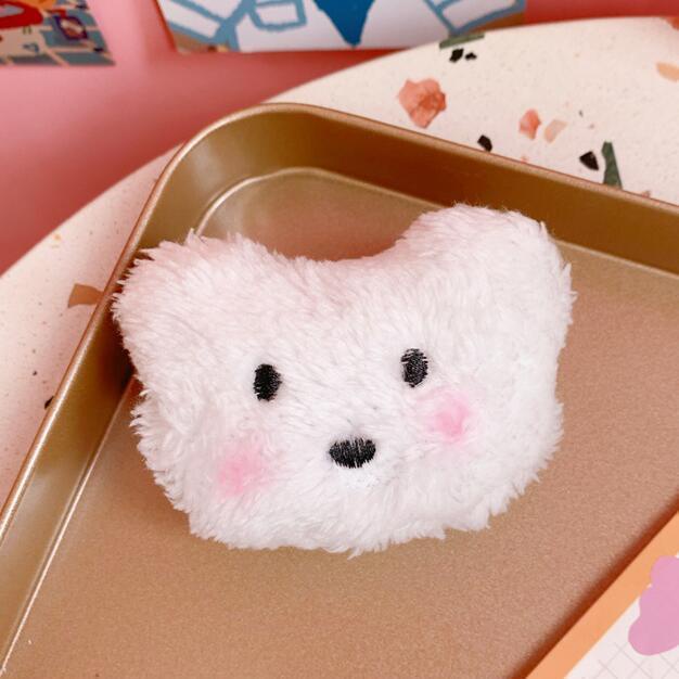 Trâm Cài Áo Hình Gấu Bông Ba Chiều Mềm Mại Dễ Thương