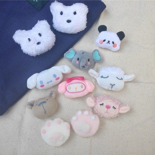 Trâm Cài Áo Hình Gấu Bông Ba Chiều Mềm Mại Dễ Thương