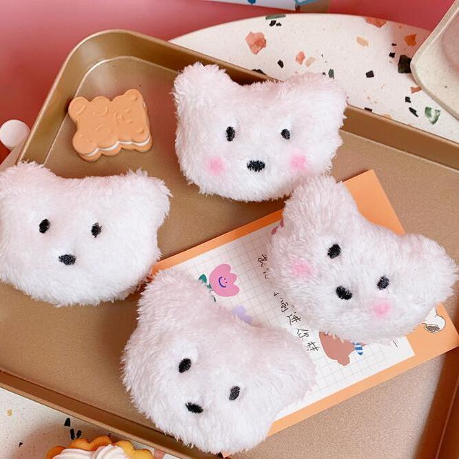 Trâm Cài Áo Hình Gấu Bông Ba Chiều Mềm Mại Dễ Thương